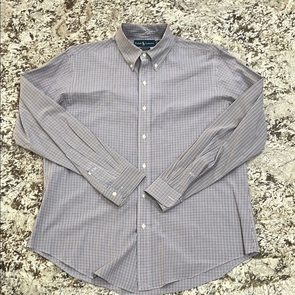 Ralph Lauren Blue Casual Button Down Shirt - Picture 1 of 5